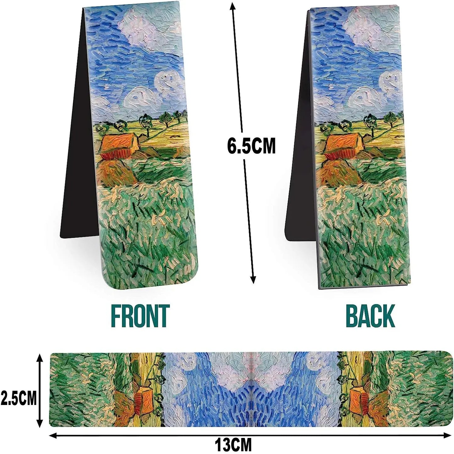 Van Gogh Magnetic Bookmark Set – 4 Pieces