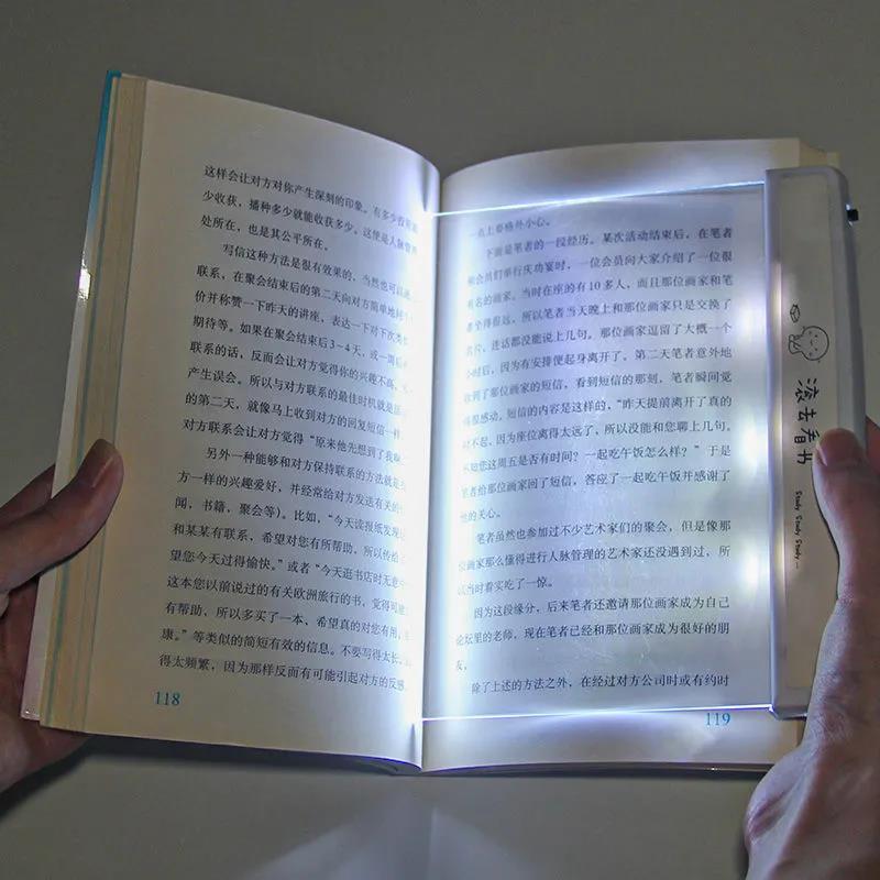 LumenClip – LED Reading Light for Books & Tablets