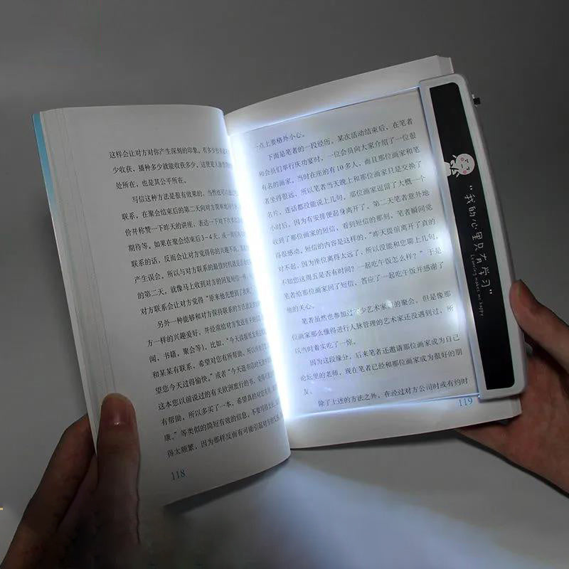LumenClip – LED Reading Light for Books & Tablets