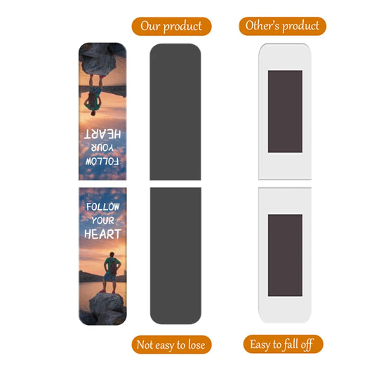 Words That Stay – Inspirational Magnetic Bookmark Set (12 pcs)