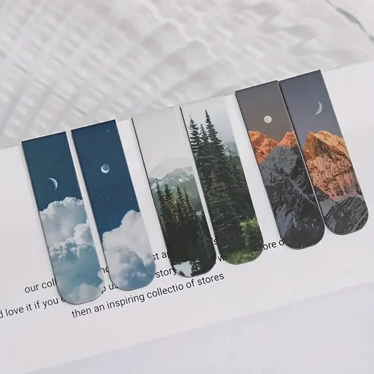 Woodland Pause – Forest Magnetic Bookmark Duo